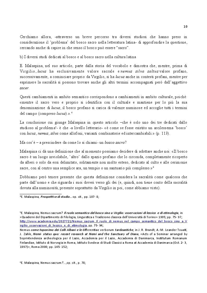 Estratto dalla tesi: Alberi, piante, fiori: un mondo tra sacro e profano in Ovidio