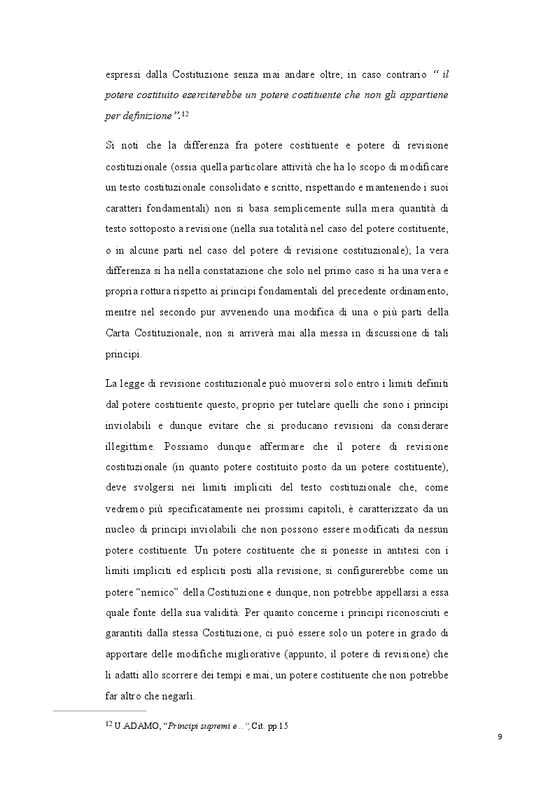 Estratto dalla tesi: La revisione costituzionale. L'iter legis e i suoi limiti.