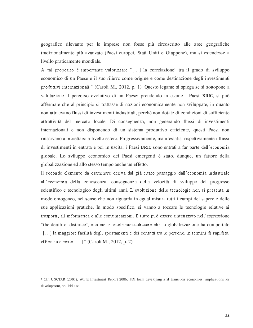 Estratto dalla tesi: Le strategie competitive delle aziende italiane in Cina. Il caso Pedon