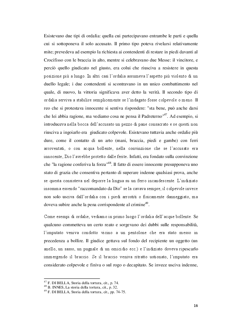 Estratto dalla tesi: Il problema della tortura in Italia