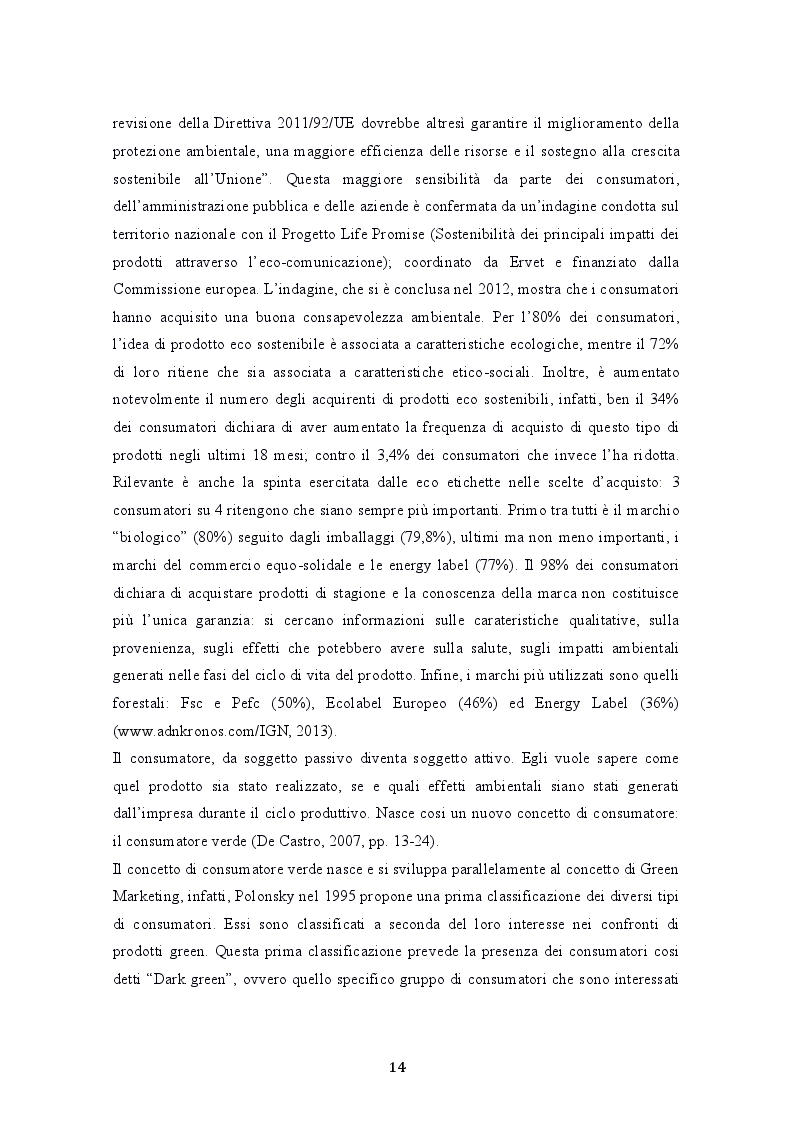 Estratto dalla tesi: Il Green Marketing: un'analisi di Gromart