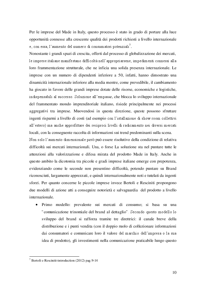 Estratto dalla tesi: La contraffazione dell'agroalimentare italiano: analisi del fenomeno e nuovi approcci risolutivi