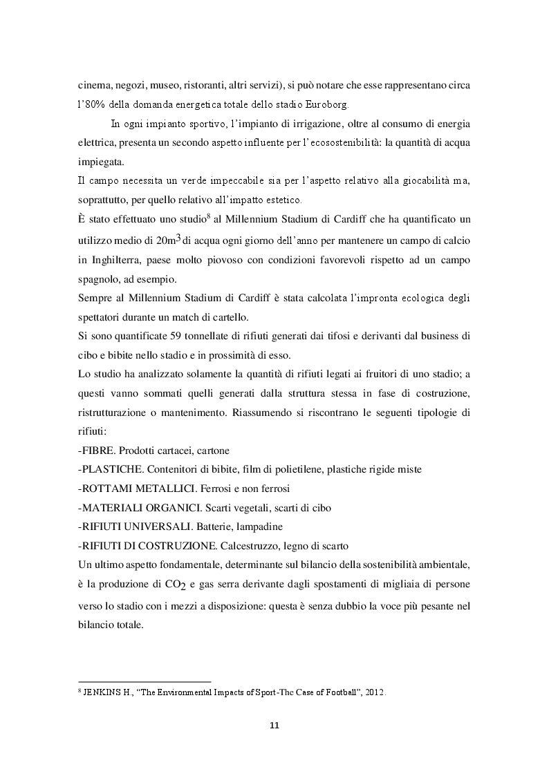 Estratto dalla tesi: Stadi sportivi ecosostenibili