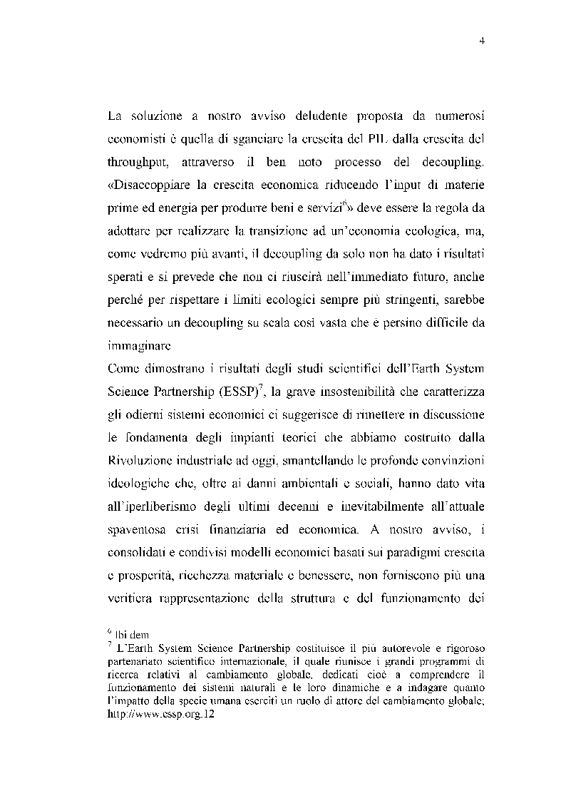Estratto dalla tesi: Una grande crisi, un'immensa opportunità.