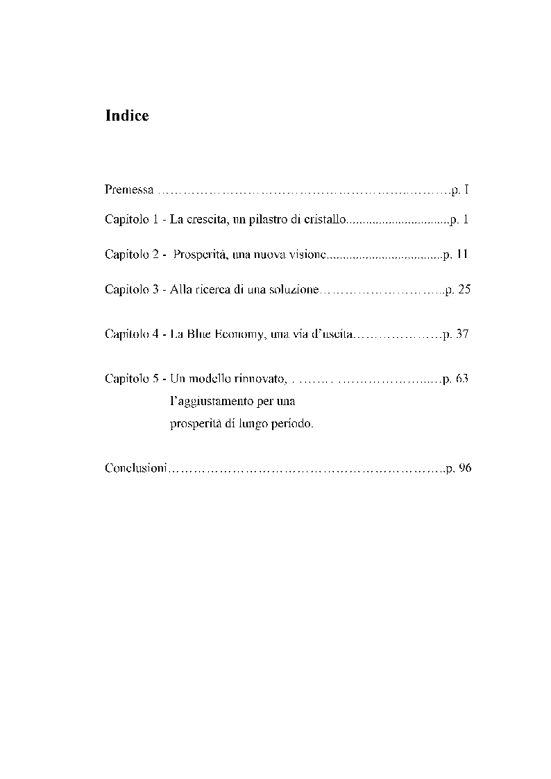 Indice della tesi: Una grande crisi, un'immensa opportunità., Pagina 1