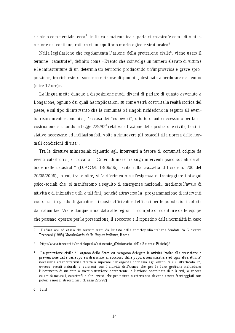 Anteprima della tesi: Longarone 1963-2013. La salute di un territorio ricostruito in seguito ad un evento catastrofico., Pagina 3