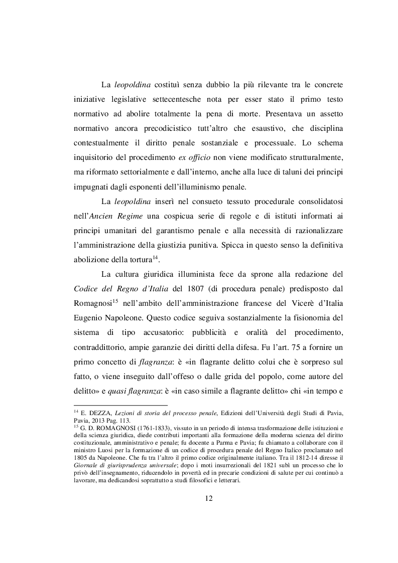 Estratto dalla tesi: L'arresto e il fermo