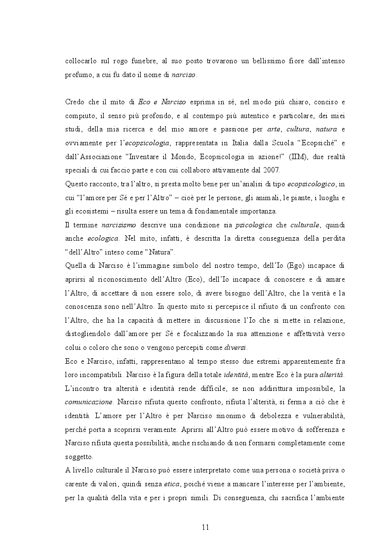 Anteprima della tesi: L'Ecopsicologia applicata all'Educazione ambientale: un nuovo modello per l'Etica dell'ambiente, Pagina 5