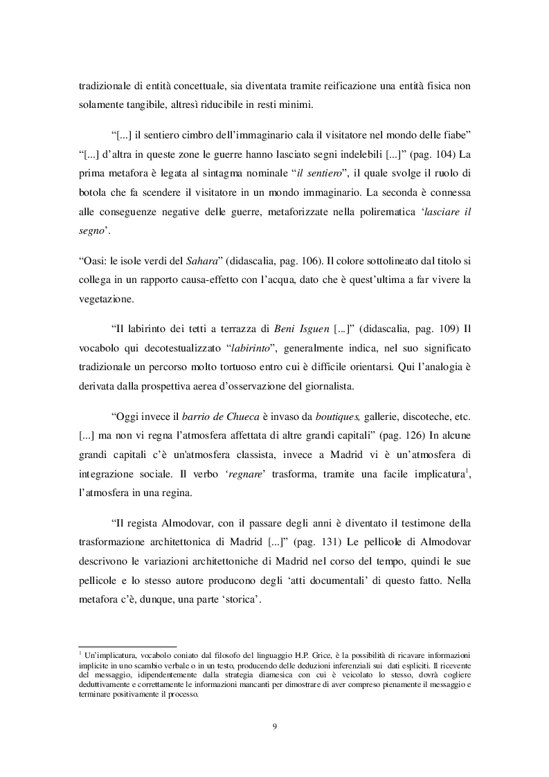 Estratto dalla tesi: Similitudini e metafore in alcuni mensili di viaggio e culturali italiani e francesi