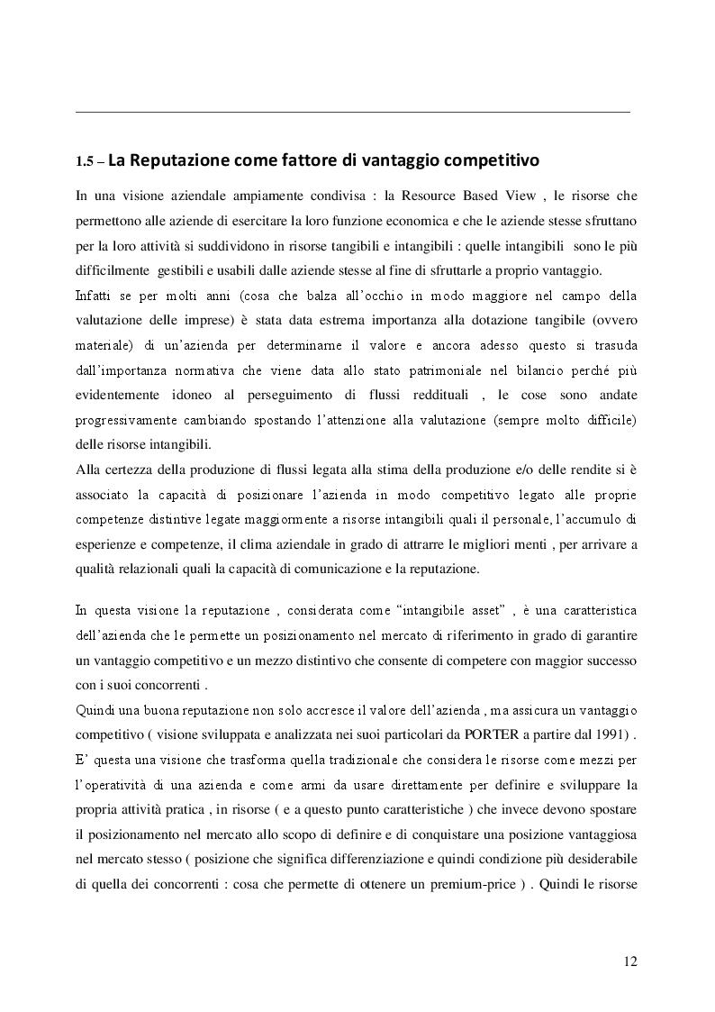 Estratto dalla tesi: Social Media Reputation