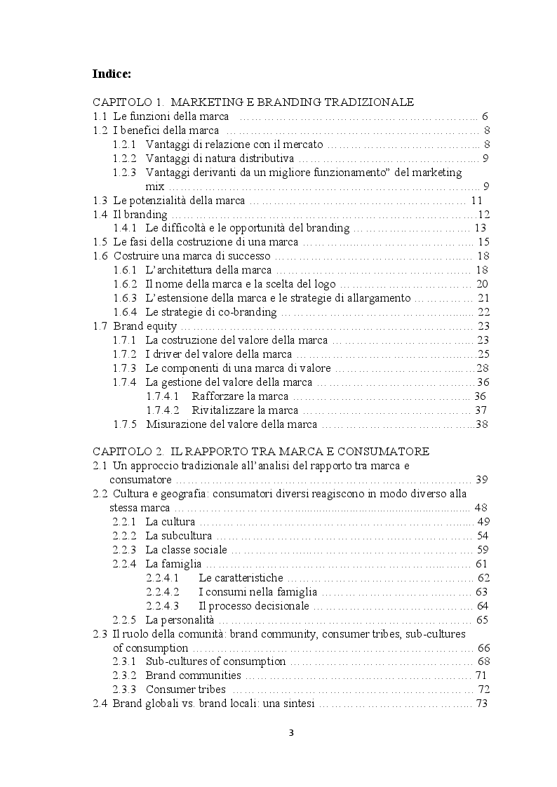 Indice della tesi: L’interazione tra globale e locale nel mercato delle bevande gassate. Evidenze empiriche dai paesi del Mediterraneo, Pagina 1
