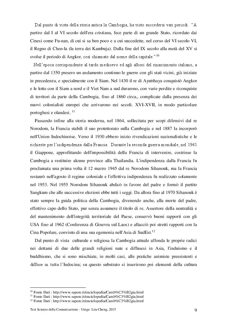 Estratto dalla tesi: La Diaspora Cambogiana