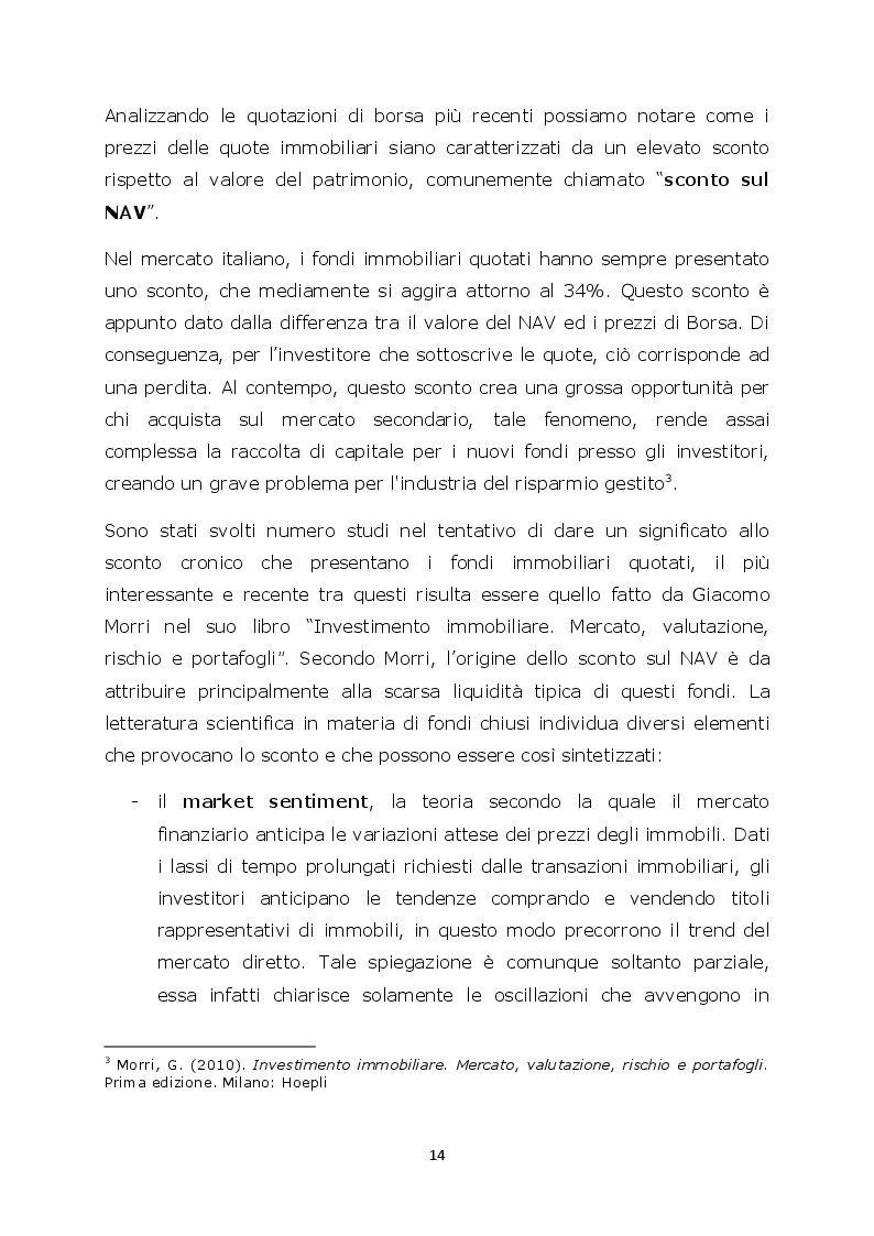 Estratto dalla tesi: Real-estate: anticiclicità solo apparente o connessioni con la crisi economica globale? Un'analisi empirica