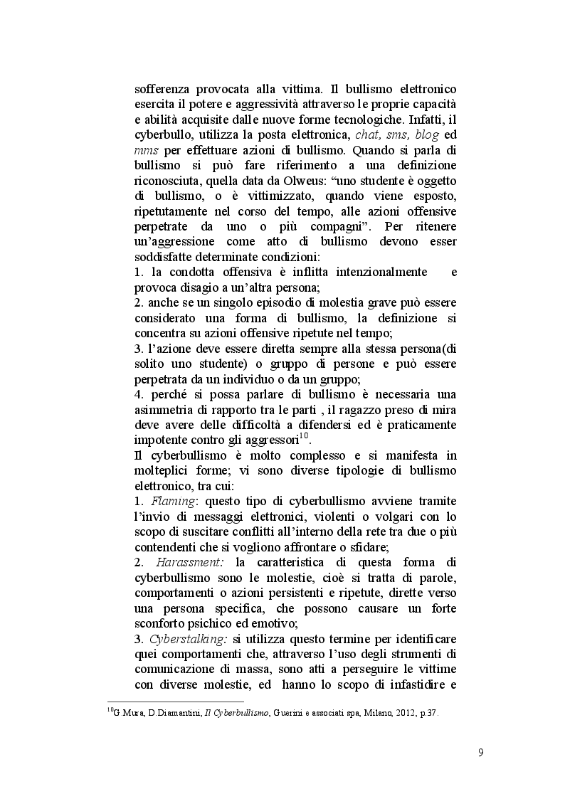 Estratto dalla tesi: Illeciti informatici e tutela della persona con particolare riferimento al Sexting