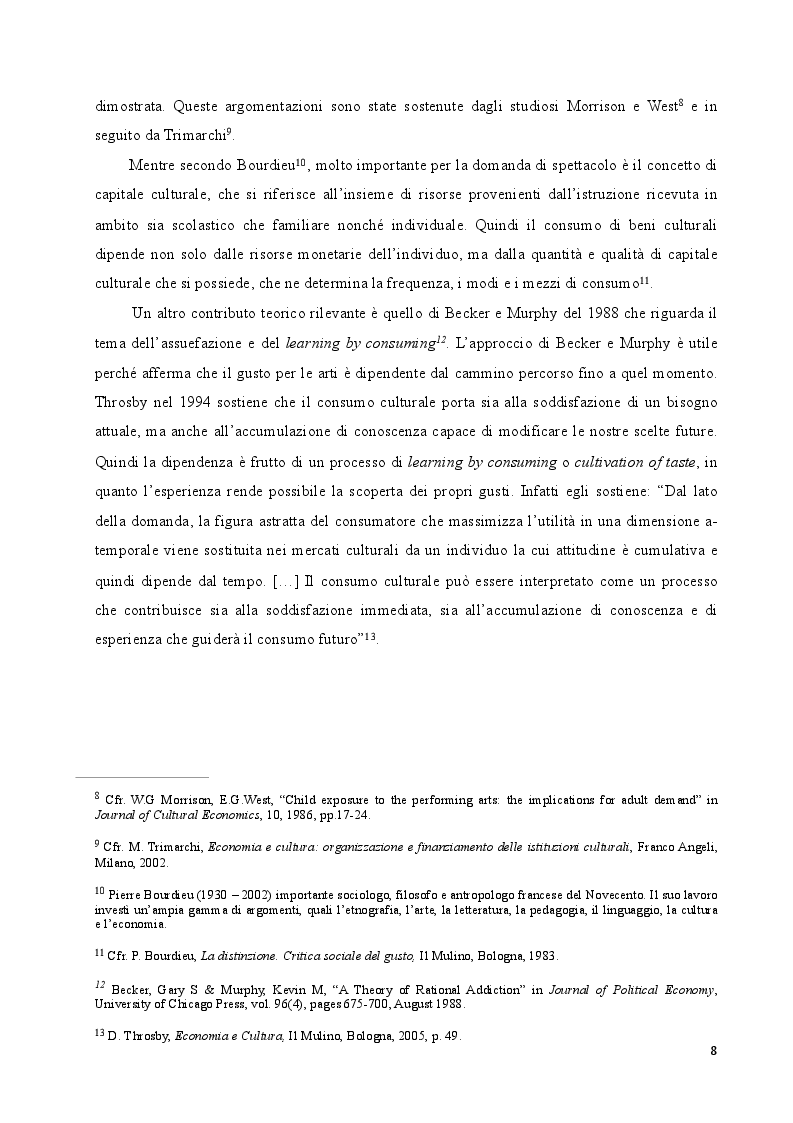 Estratto dalla tesi: Accesso alla cultura e nuove generazioni. Attività e percorsi rivolti a bambini e ragazzi nel settore museale e teatrale