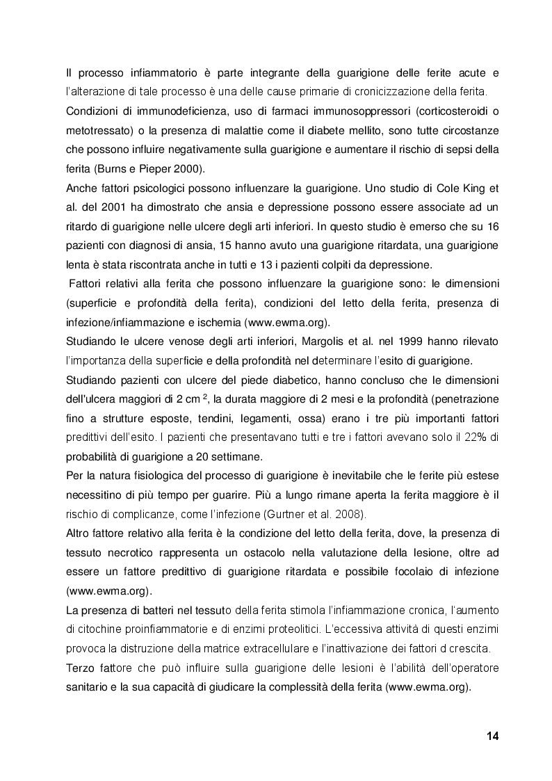 Estratto dalla tesi: L’efficacia della terapia a pressione negativa nei pazienti con ferite difficili: revisione della letteratura