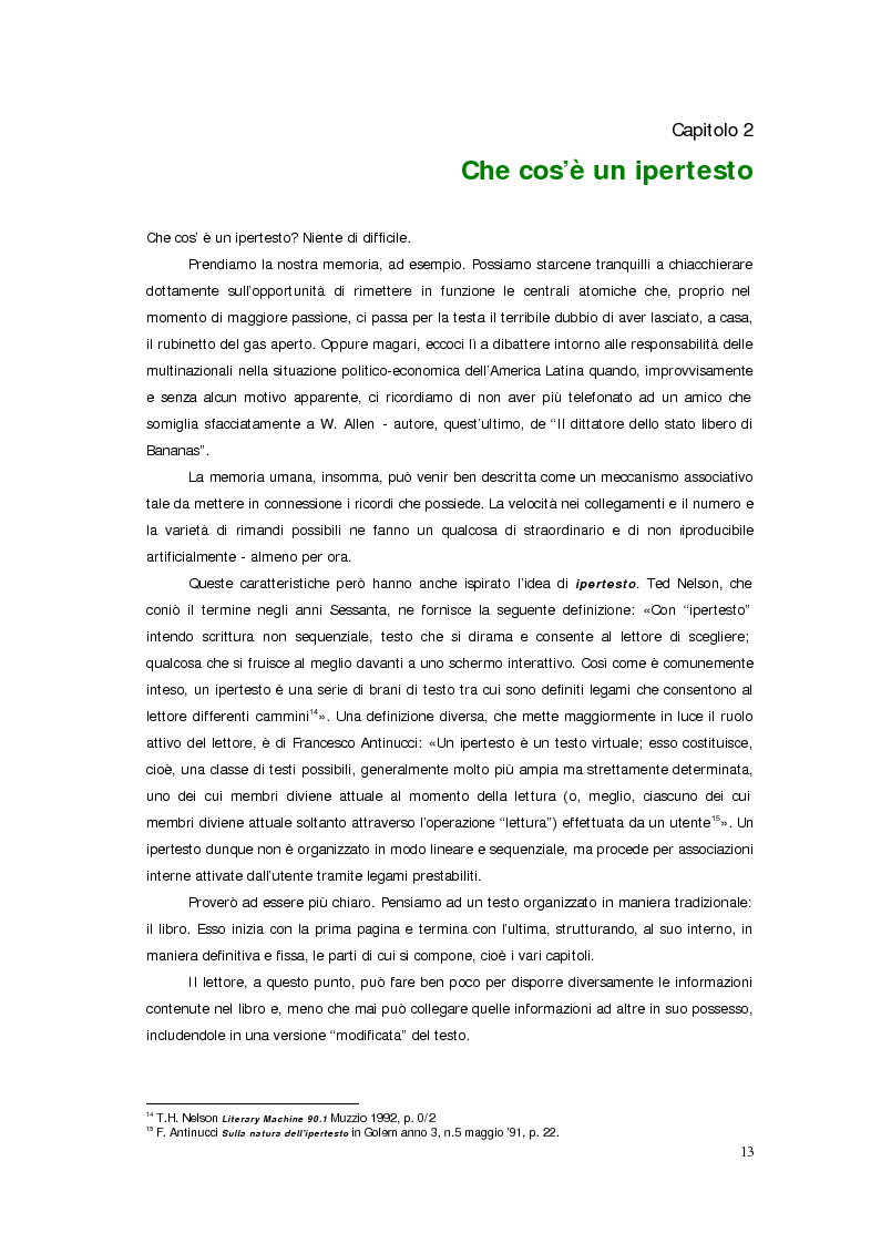 Anteprima della tesi: Sistemi deficienti? Interazione tra utente, ambiente e tecnologie ipermediali., Pagina 11
