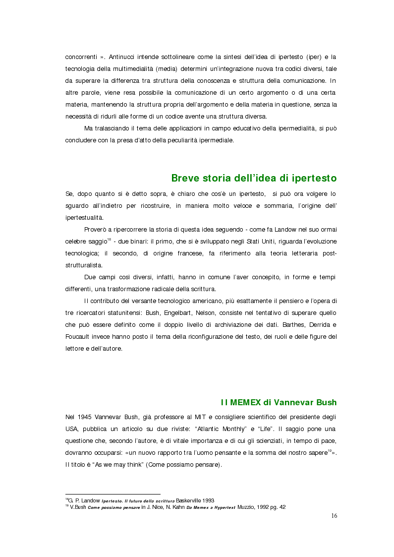Anteprima della tesi: Sistemi deficienti? Interazione tra utente, ambiente e tecnologie ipermediali., Pagina 14