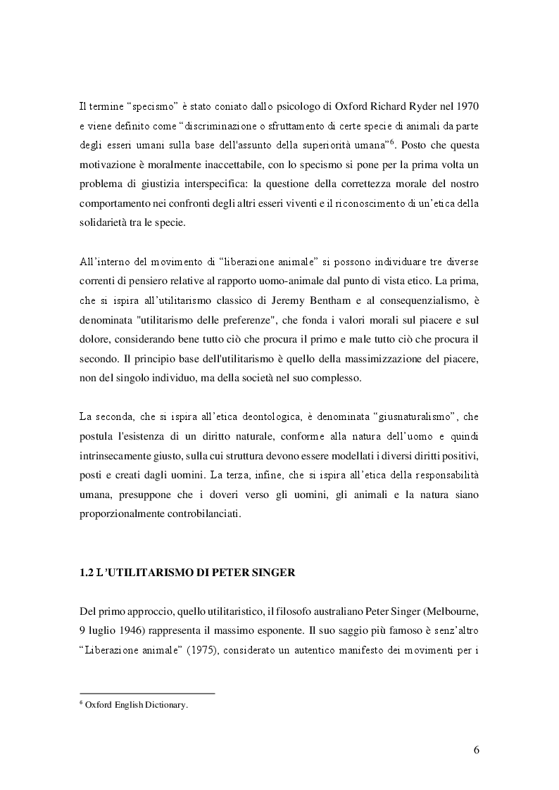 Estratto dalla tesi: Luci e ombre della sperimentazione animale: analisi di un dibattito etico, psicologico e scientifico