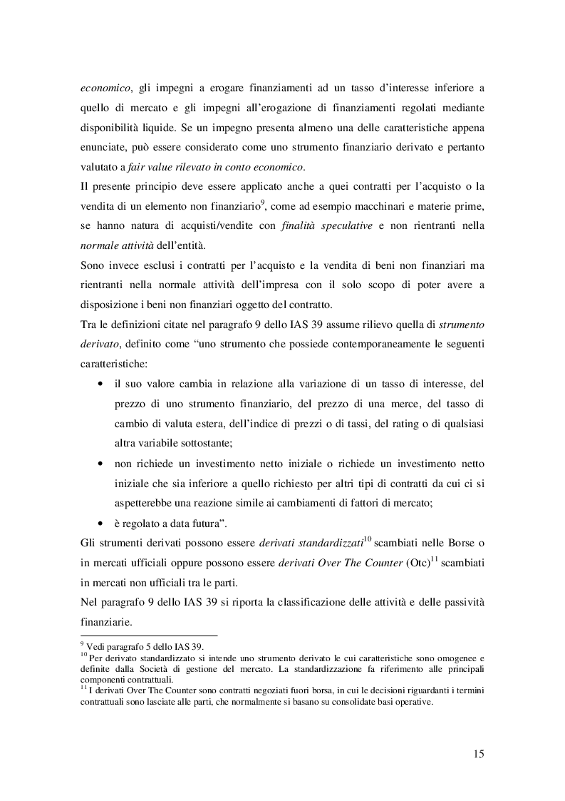 Estratto dalla tesi: Il passaggio dallo IAS 39 all’IFRS 9. Novità, criticità e aree di miglioramento