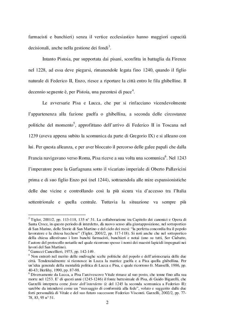 Estratto dalla tesi: Guido Bigarelli da Como. Intarsiatore e scultore in Toscana (doc. 1239 - 1257)