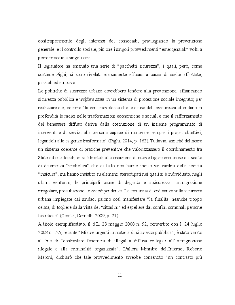 Estratto dalla tesi: Giovani devianti. Teorie criminologiche e pratiche di prevenzione