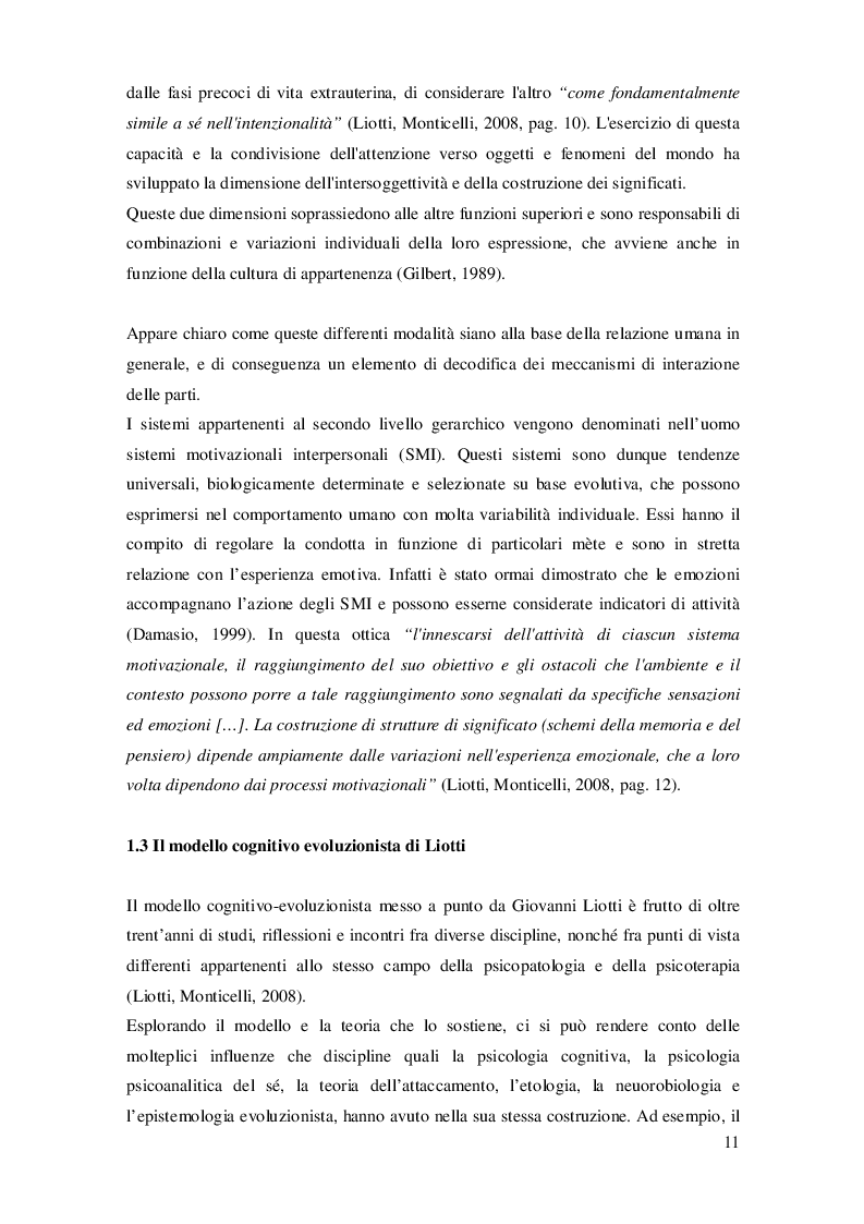 Estratto dalla tesi: I sistemi motivazionali interpersonali nei web forum dedicati alla sessualità: un'analisi secondo il metodo Aimit
