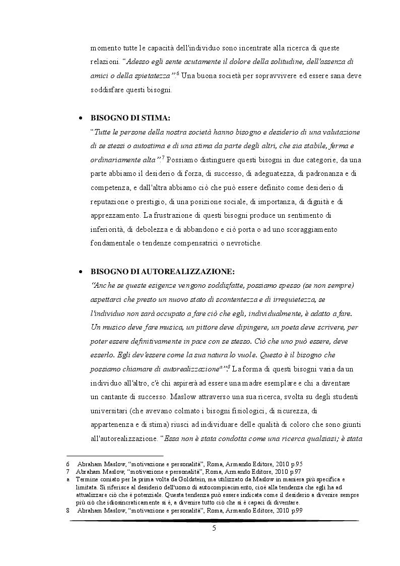 Estratto dalla tesi: Crisi economica e motivazione al lavoro: Un’analisi psicologica