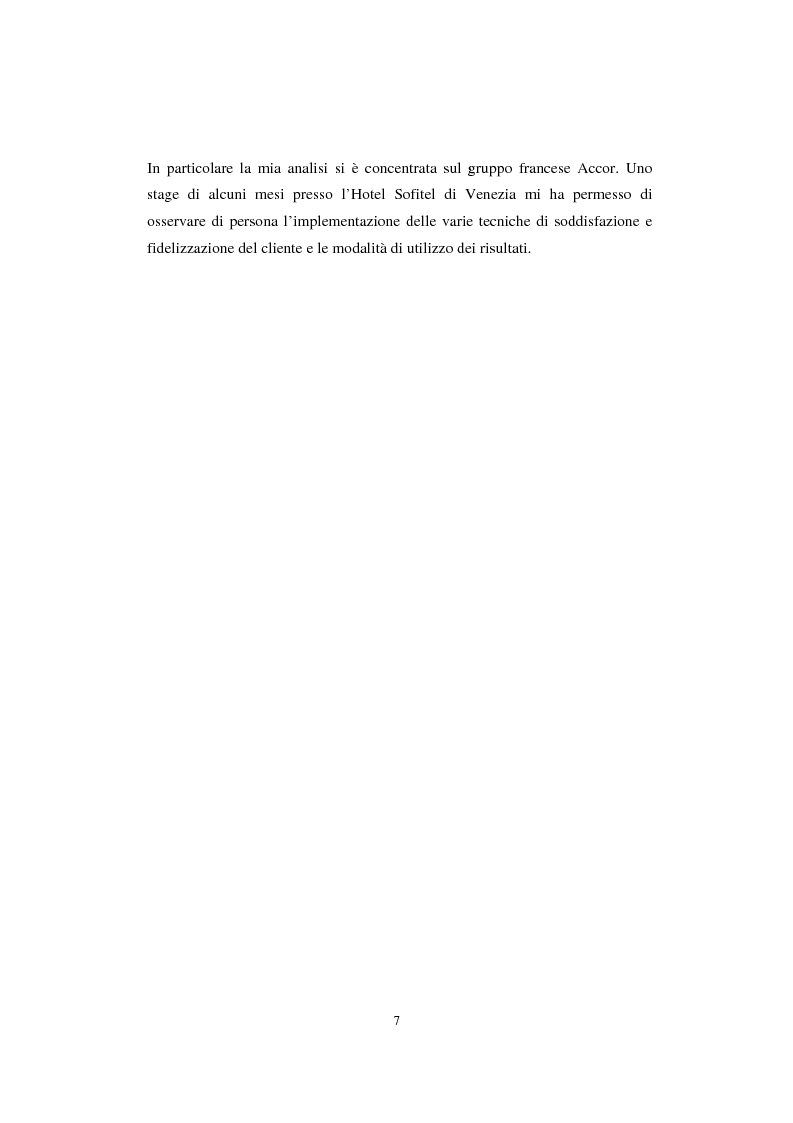 Anteprima della tesi: Sistemi di analisi e gestione della soddisfazione e della fedeltà del cliente, Pagina 3
