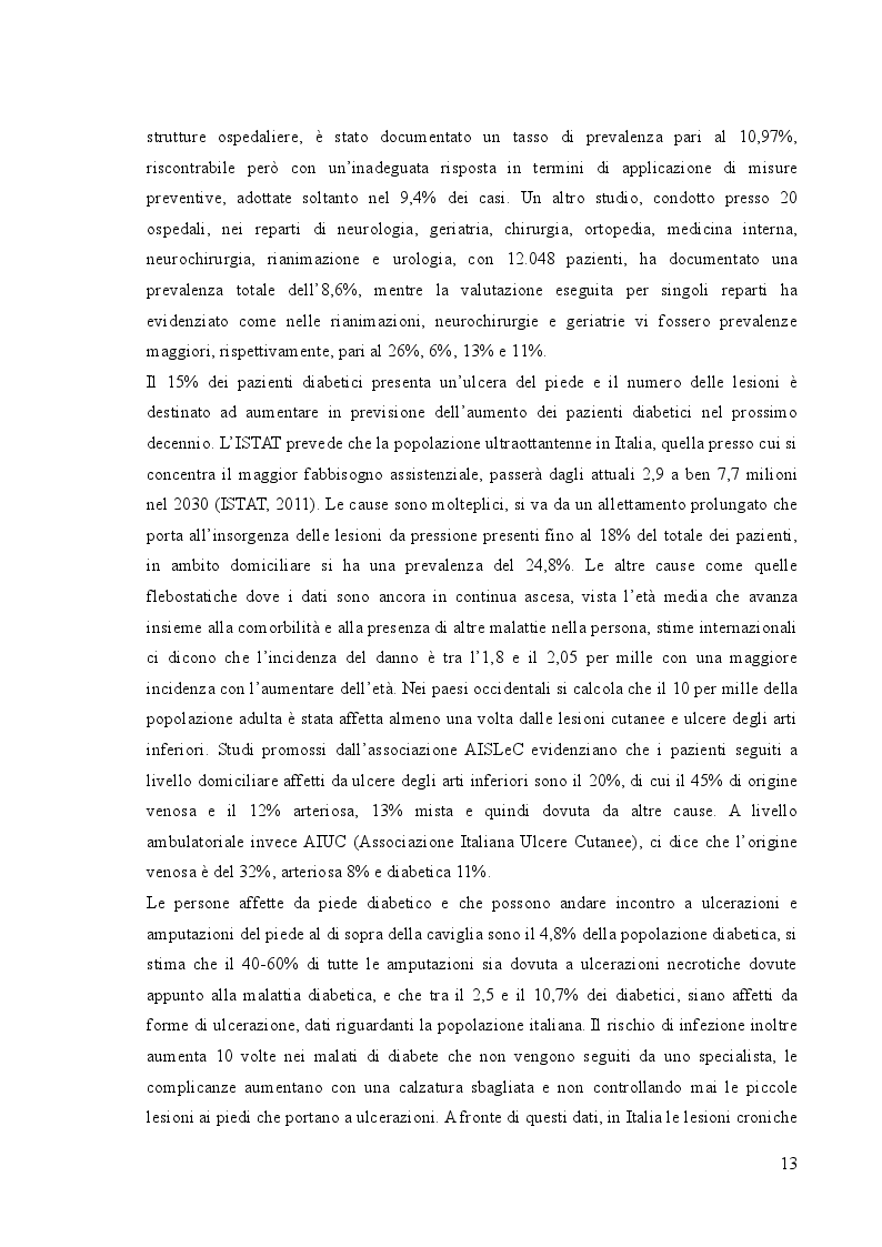 Estratto dalla tesi: Wound care: responsabilità professionale e revisione critica sull utilizzo del miele nella cura delle ferite croniche