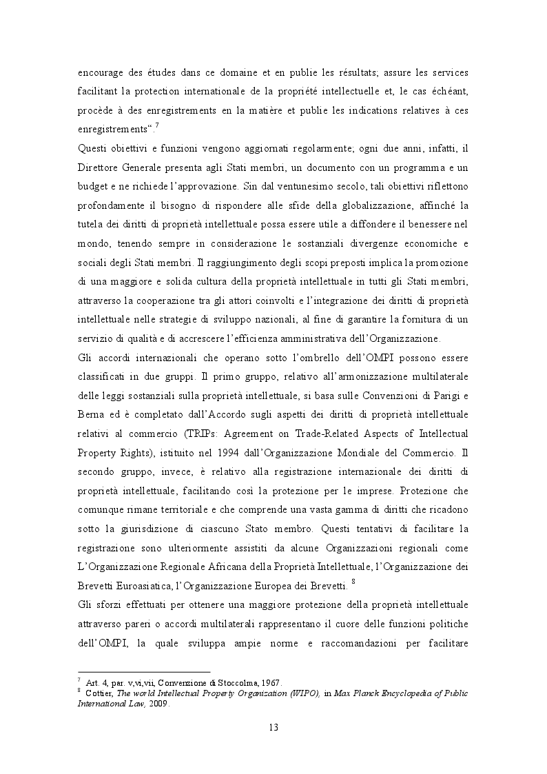 Estratto dalla tesi: I diritti di proprietà intellettuale nella politica globale: Potenzialità e limiti dei brevetti per invenzione