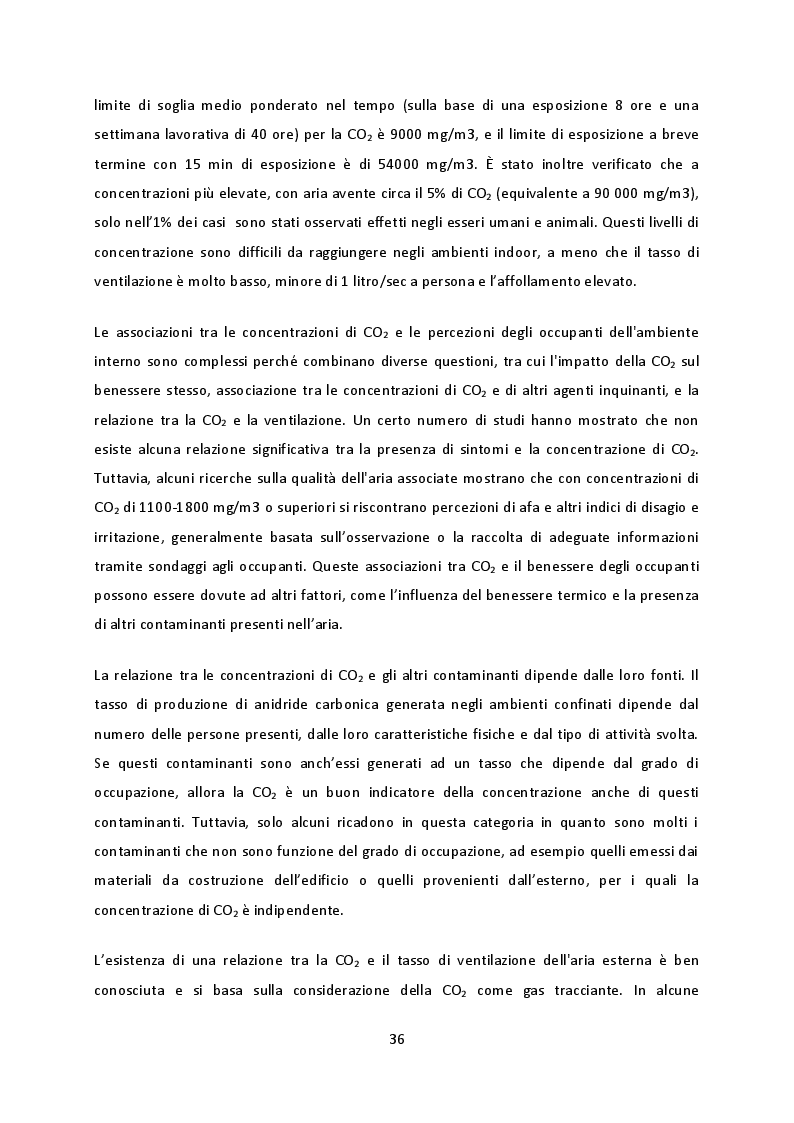 Estratto dalla tesi: Benessere ambientale indoor (IEQ): studio sperimentale sulla percezione soggettiva degli occupanti