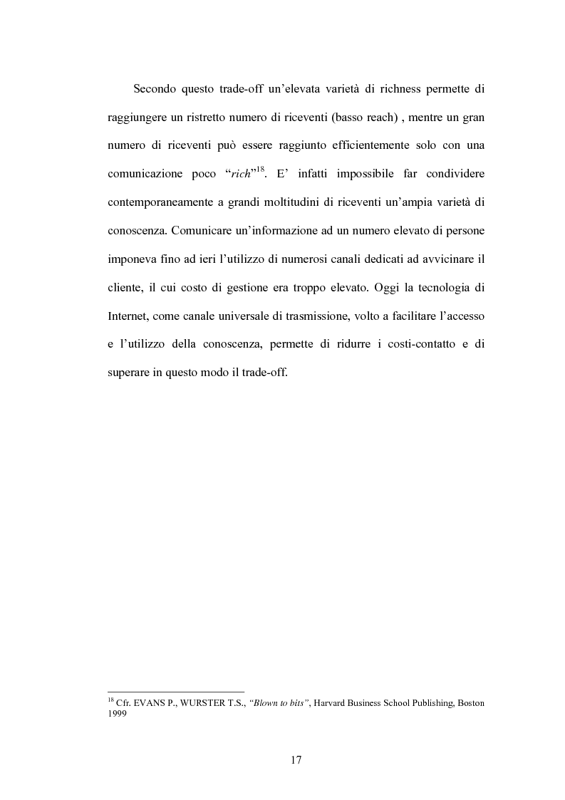 Anteprima della tesi: L'organizzazione del commercio elettronico business to business: un caso empirico nel settore bancario, Pagina 14