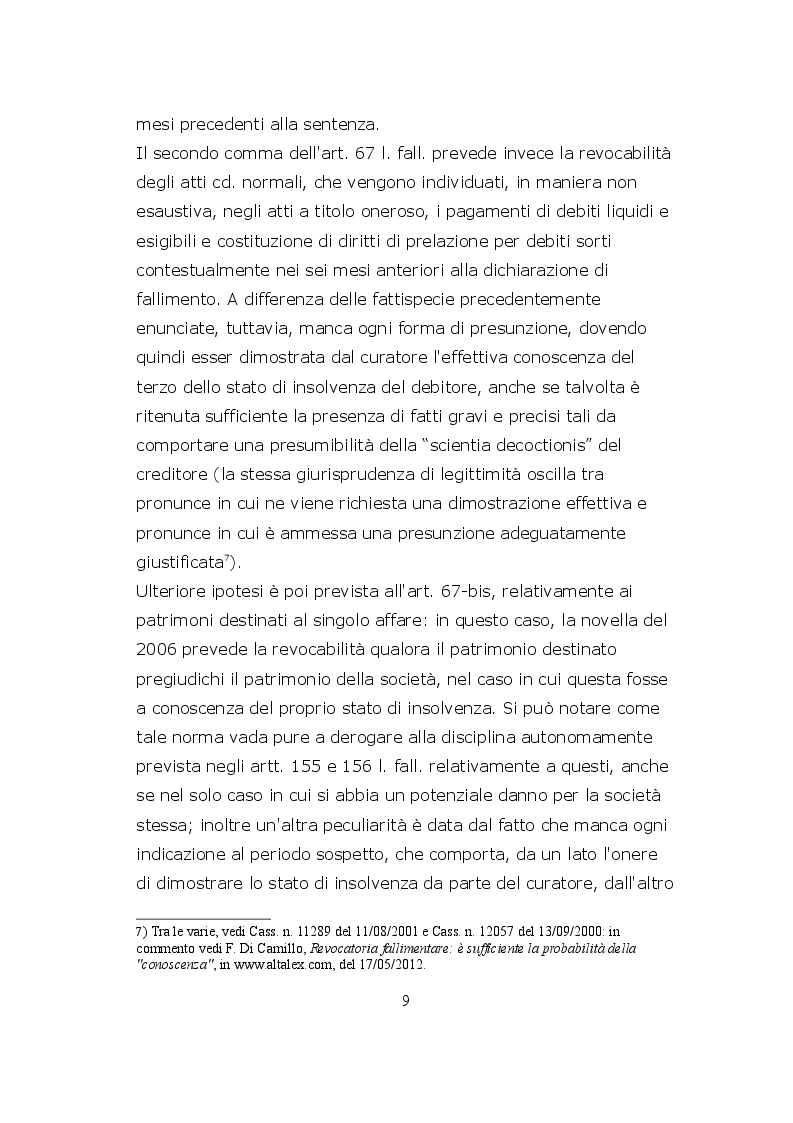 Estratto dalla tesi: La cessione delle azioni di pertinenza della massa nel diritto fallimentare