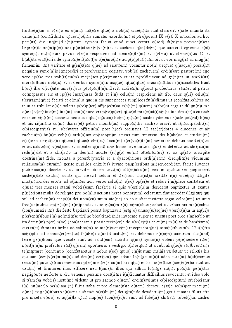 Estratto dalla tesi: Il legendarium di Pietro Calò. Saggio di edizione (capitoli 576-586)