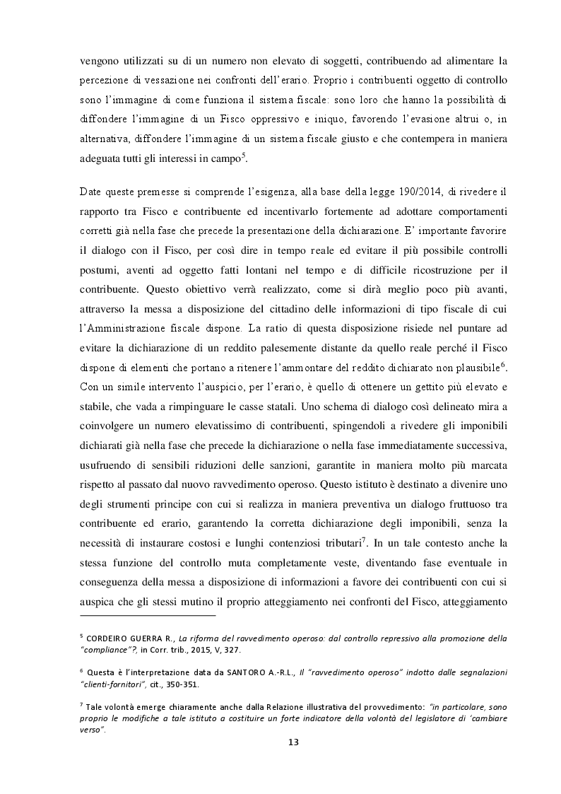 Estratto dalla tesi: Il ravvedimento operoso