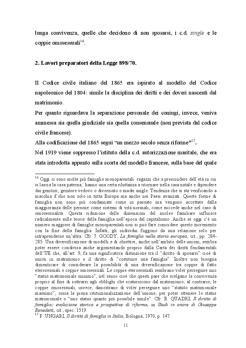 Estratto dalla tesi: Il c.d. divorzio breve