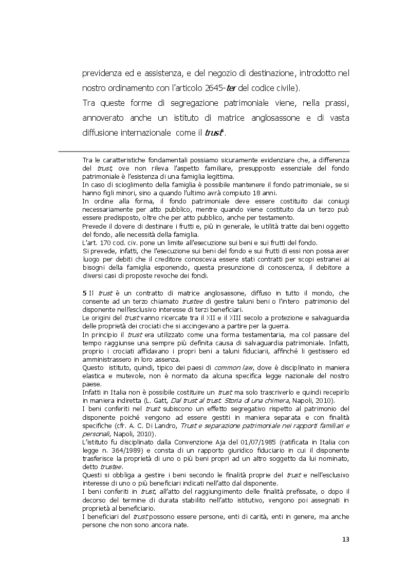 Estratto dalla tesi: Mezzi di conservazione delle garanzie patrimoniali e abuso
