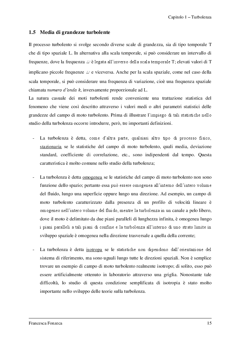 Estratto dalla tesi: Comportamento idrodinamico di un getto di galleggiamento in un canale con corrente trasversale