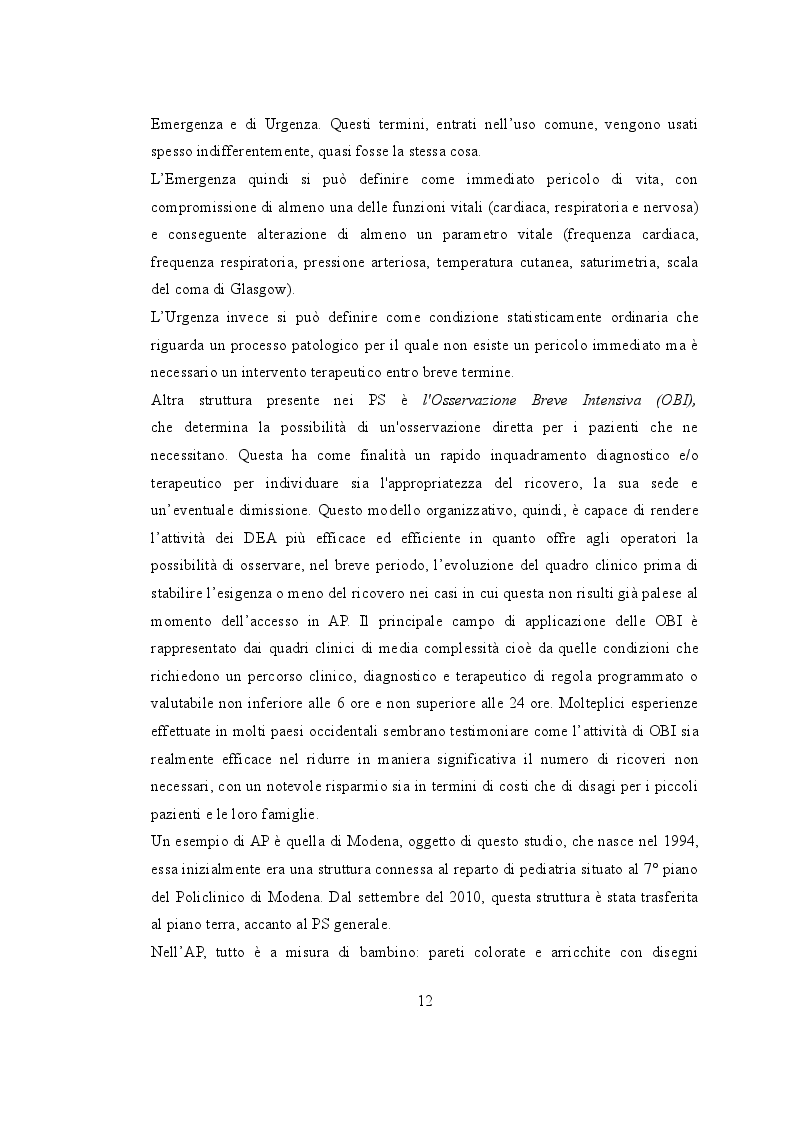 Estratto dalla tesi: Overcrowding presso i Punti di Primo Intervento Pediatrici: Analisi dei Dati e Strategie di Risoluzione