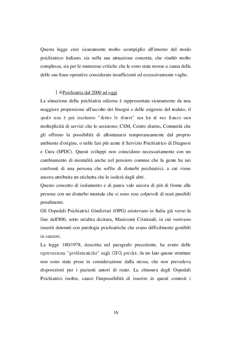 Estratto dalla tesi: La riabilitazione psichiatrica: nuovo concetto di recovery