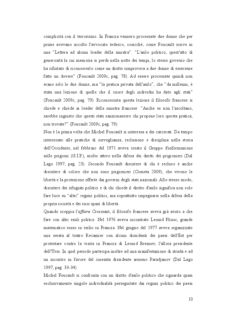 Estratto dalla tesi: Invisibile e indesiderabili - Un'etnografia politica della condizione dei rifugiati a Torino