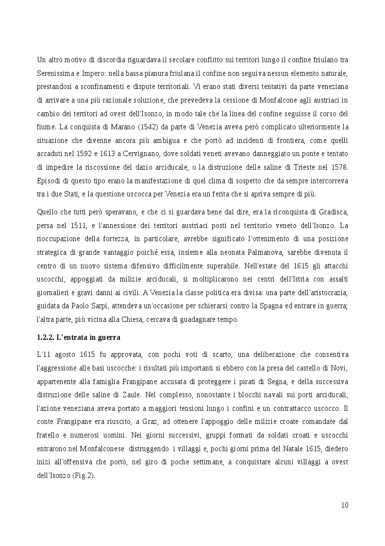Estratto dalla tesi: A.D.1615: Palma alle armi