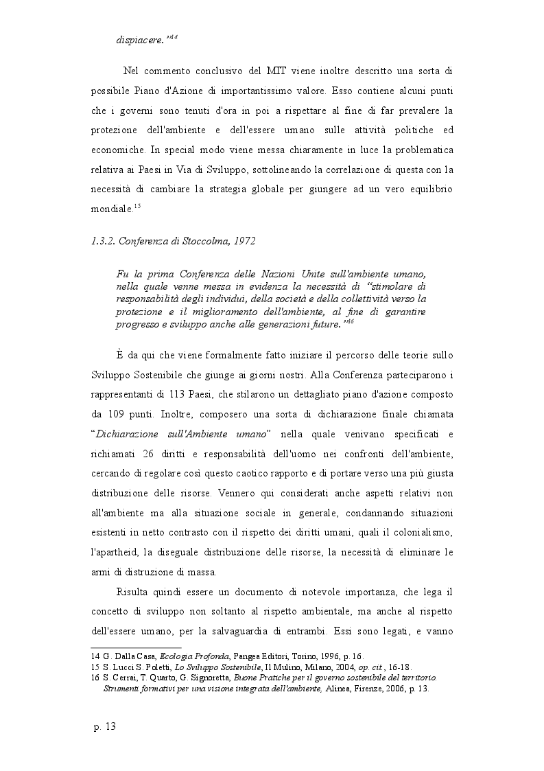 Estratto dalla tesi: Sviluppo sostenibile: profili di giustificazione nella prospettiva dei Diritti Umani