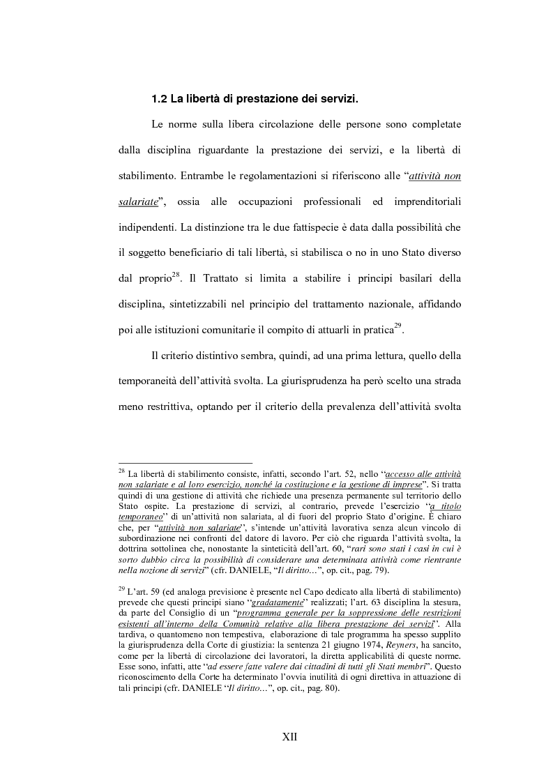 Anteprima della tesi: La sentenza Bosman ed i suoi effetti sull'ordinamento sportivo, Pagina 12