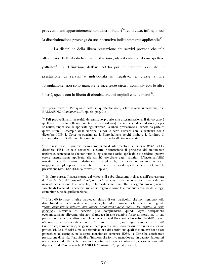 Anteprima della tesi: La sentenza Bosman ed i suoi effetti sull'ordinamento sportivo, Pagina 15