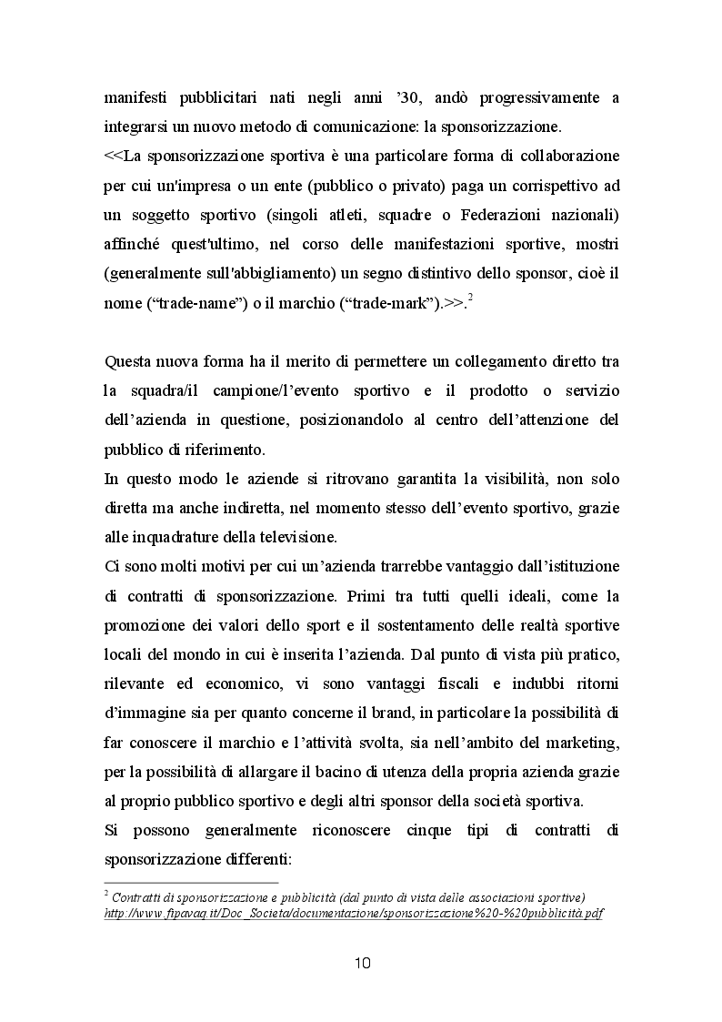 Estratto dalla tesi: Lo stadio esperienziale: il caso Juventus