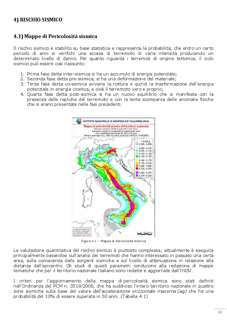 Estratto dalla tesi: Possibile impatto di un massimo sismico in una città monumento. Analisi e individuazione delle aree di immediata emergenza e assistenza per la popolazione del Comune di Siena