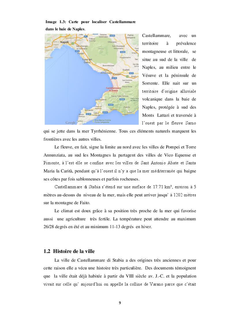 Estratto dalla tesi: Castellammare di Stabia: analyses, stratégies et perspectives de développement au cours de la crise économique