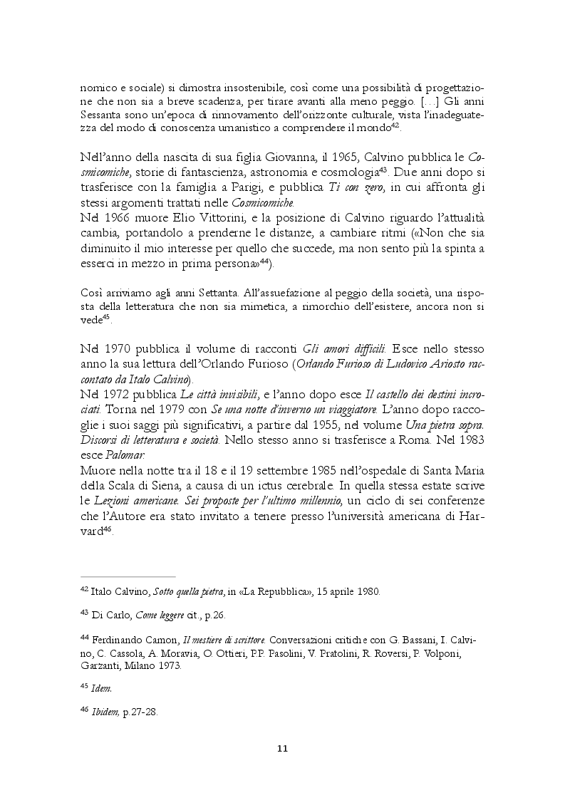 Estratto dalla tesi: Tempo della fiaba e tempo della storia in Calvino